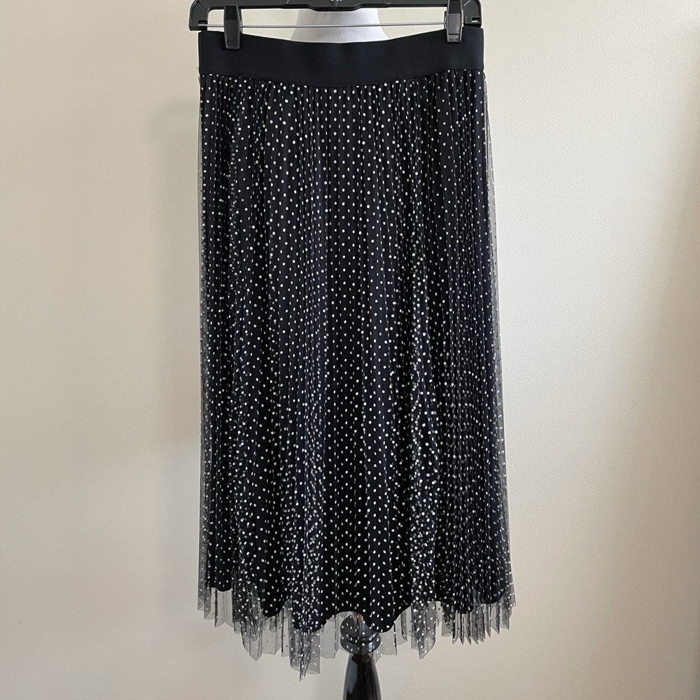 Dkny dot tulle skirt